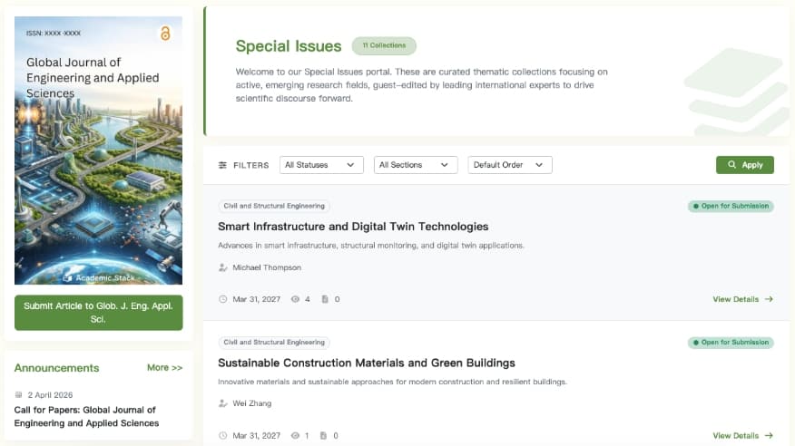 Special Issue List